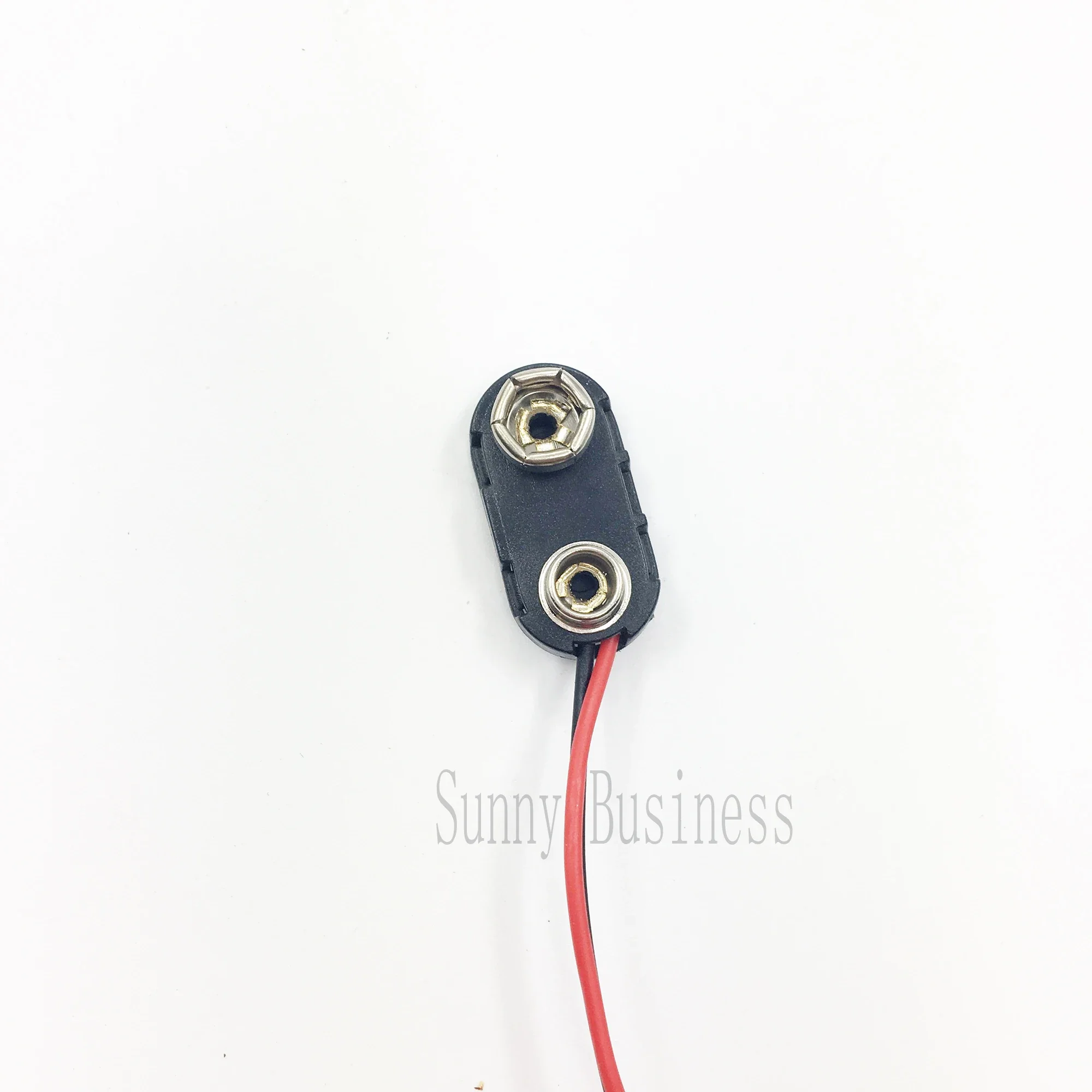 Picture 6: 10Pcs Snap on 9V Battery Holder Clip Contor Hard Shell 10CM Cable Lead
