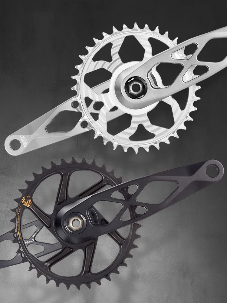 AliExpress KRSEC Ultralight MTB Bike Crank DUB Axis 29mm Mountain Bicycle Crank 170mm 3-nail Straight Installation For Enduro AM