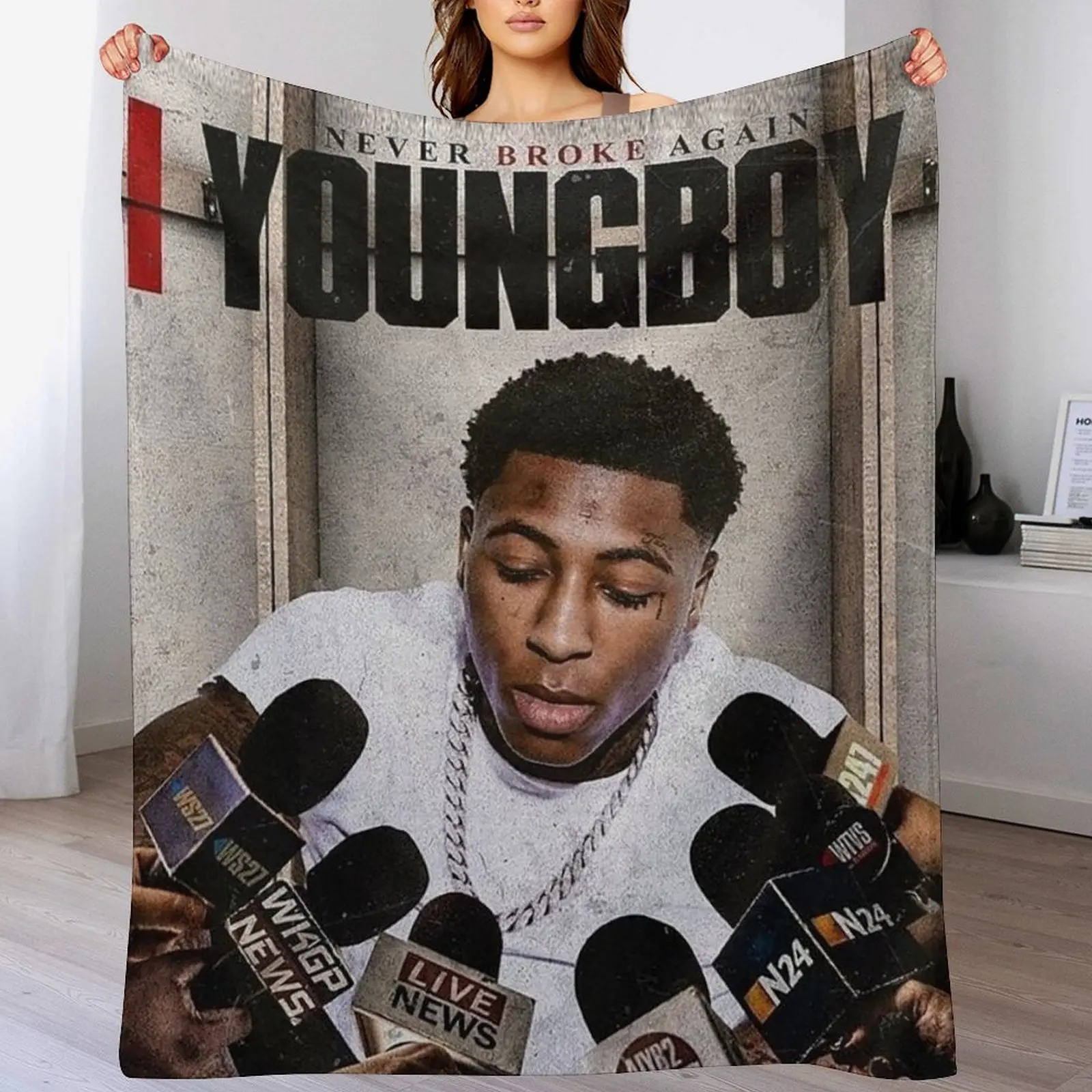 Threeboy Young Boy Never Broke American Tour 2020 Throw Blanket Summer Decorative Throw Thermals For Travel Blankets