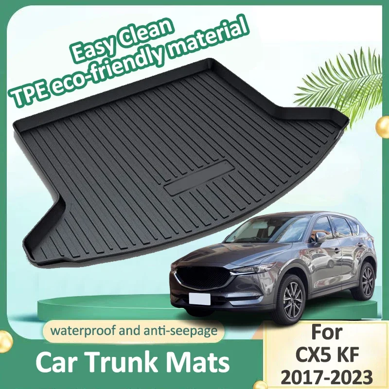 

Car Trunk Mat For Mazda CX 5 CX5 KF 2017-2023 Floor Mats Cargo Liners Trunk Mats Protective Pads Anti-scratch Car Accessories