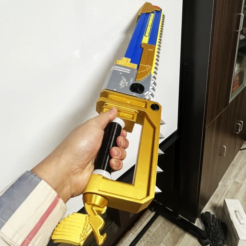 เกมอุปกรณ์ต่อพ่วงโซ่เลื่อยดาบค้อน cos props 1:1 เลื่อยโซ่ดาบชุดดาบของเล่นของขวัญ