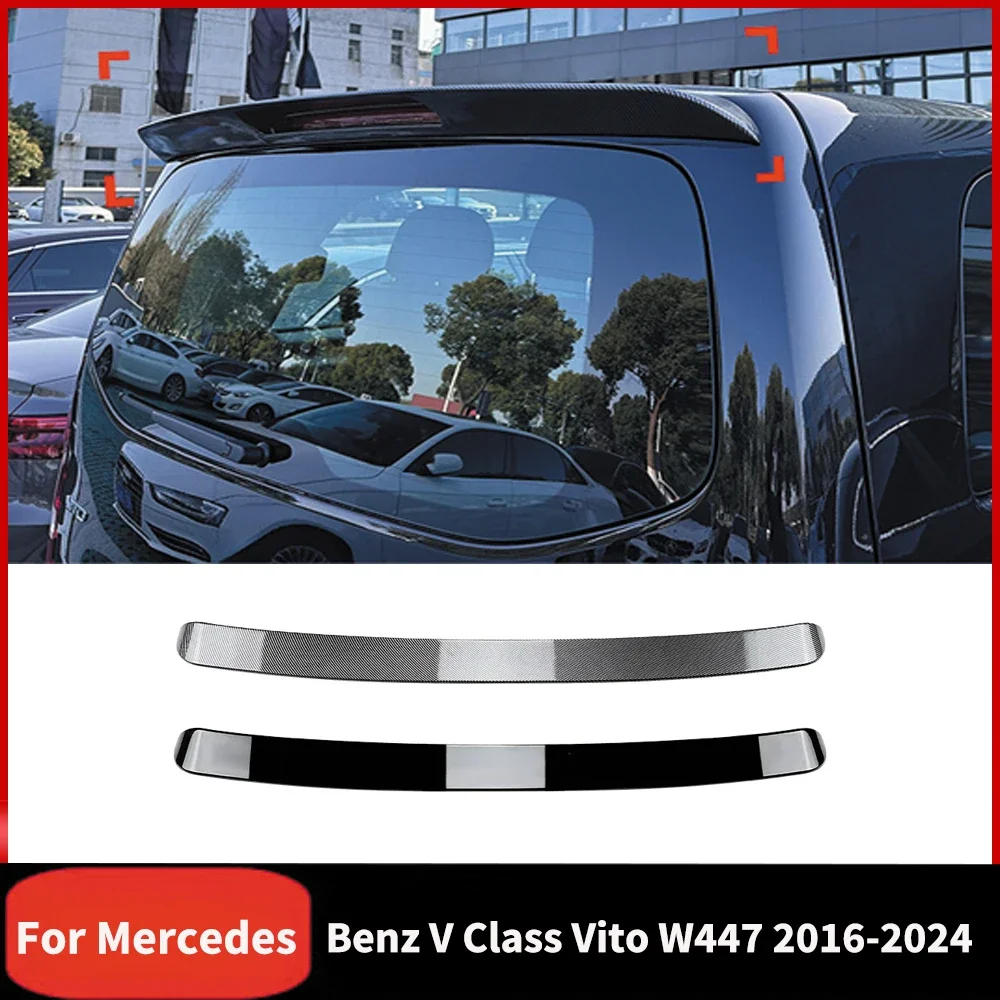 For Mercedes Benz V Class Vito W447 V250 V260 2016-2024 Rear Window Spoiler Lip Wing Car Exterior Body Kit Tuning Accessories