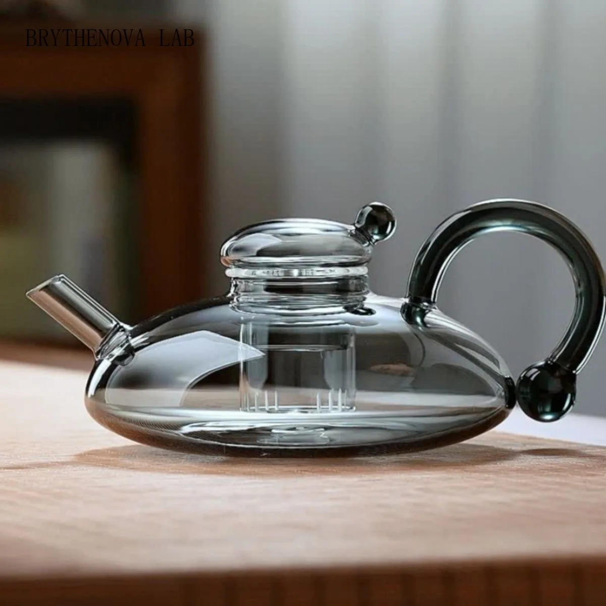 Home New Explosion-proof Boiling Teapot Glass Set Tea Set Heat-resistant Teacup