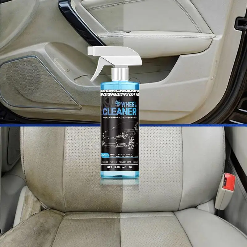 For Refer To Description  Car Cleaner Spray 120m Car Maintenance Cleaning Agent Gentle Car Leather Seat Refurbishment