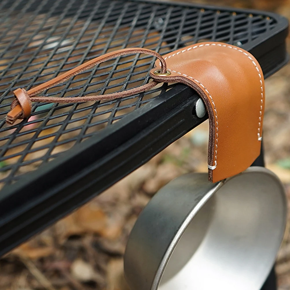 

4Pcs Pot Handle Covers Heat Resistant Anti Scald Camping Skillet Wok Pan Grip Sleeves Skillet Handle Covers Pot Holder Holders