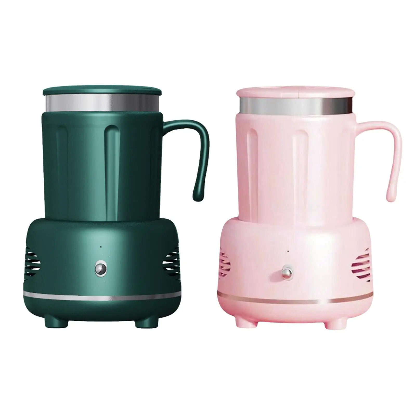 2 in 1 Coffee Warmer Cup Cooler Desktop Protection Settings Warmer Coaster Beverage Warmer Beer Cooler for Tea Coffee Beer Water