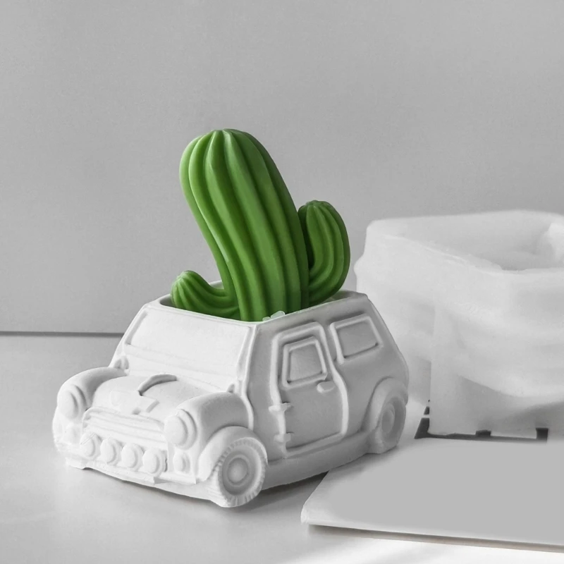 Car Planter Craft Silicone Mold Multifuntional Succulent Planting Moulds