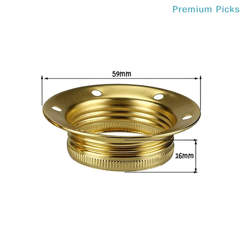 portableE27 E26 Screw Type Pendant Light Socket Adapter Vintage Industrial DIY Lamp Base for Home Renovation Use