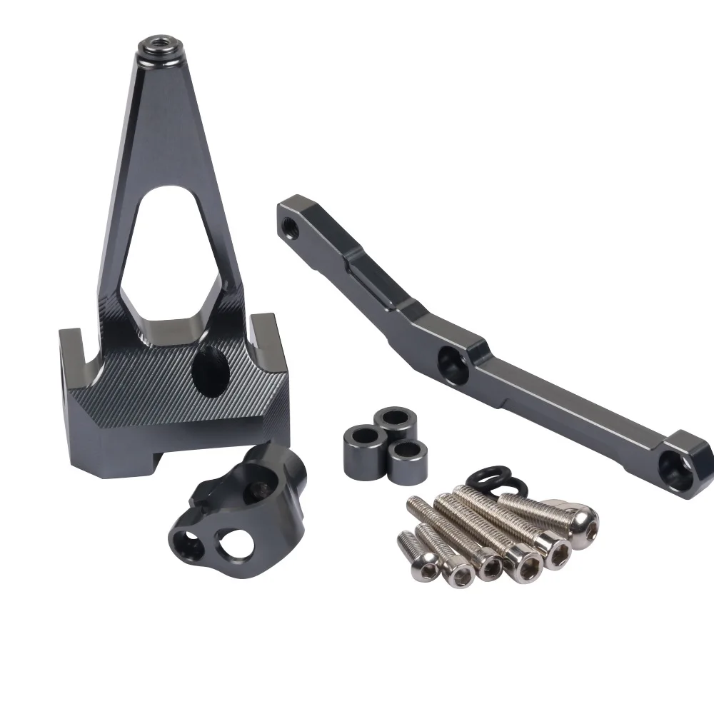 

Для YAMAHA MT-09 FZ-09 MT 09 MT09 FZ09, аксессуары для мотоциклов, рулевой демпфер с монтажным кронштейном 2015 2016, титан