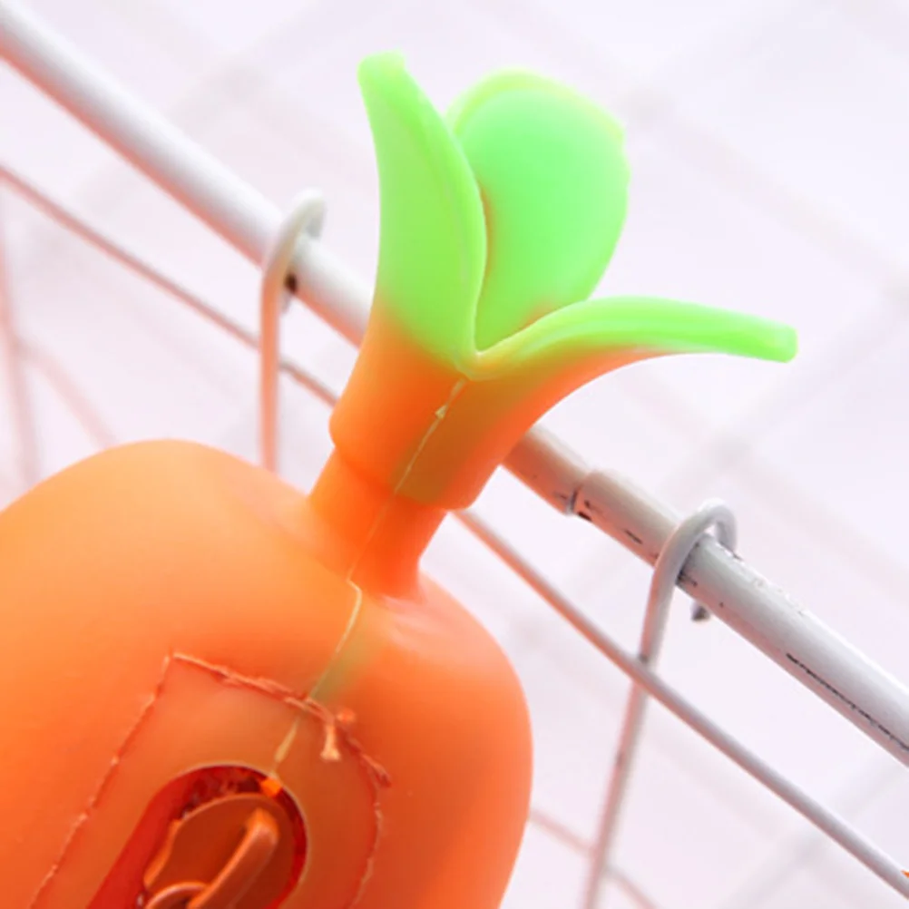 

Silicone Carrot Pen Case Cartoon Design Pencil Bag Portable Stationery Organizer for Kids School Supplies Art Students Gift