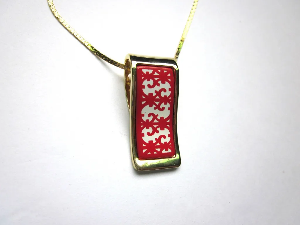 

European and American style jewelry Cloisonne Enamel Pendant