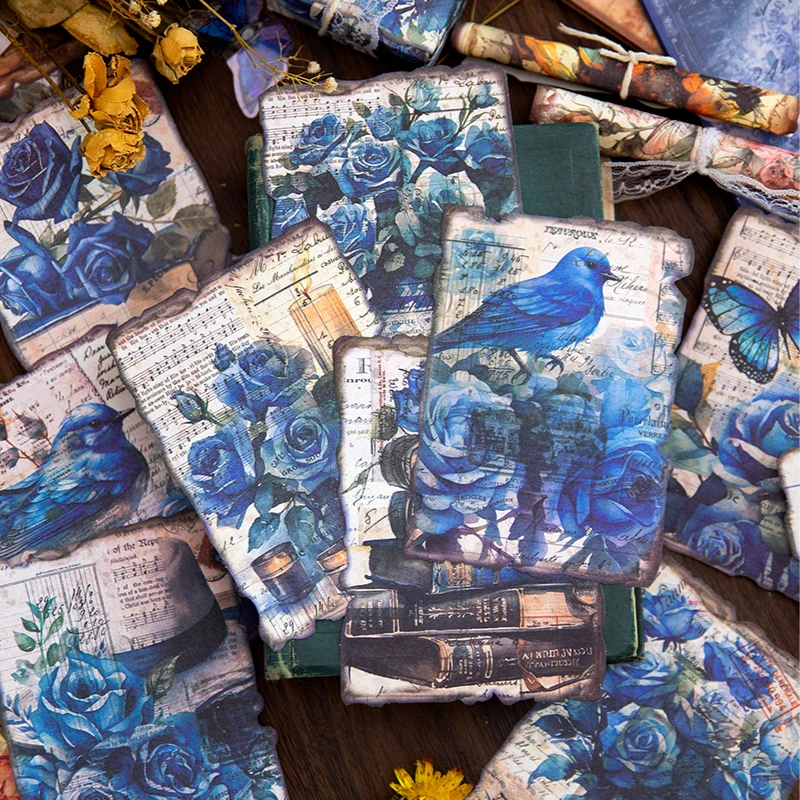 Juny's Diary Series Creative Rettrto Material Package, Message Paper Memo Sub, 5Packs, Uno