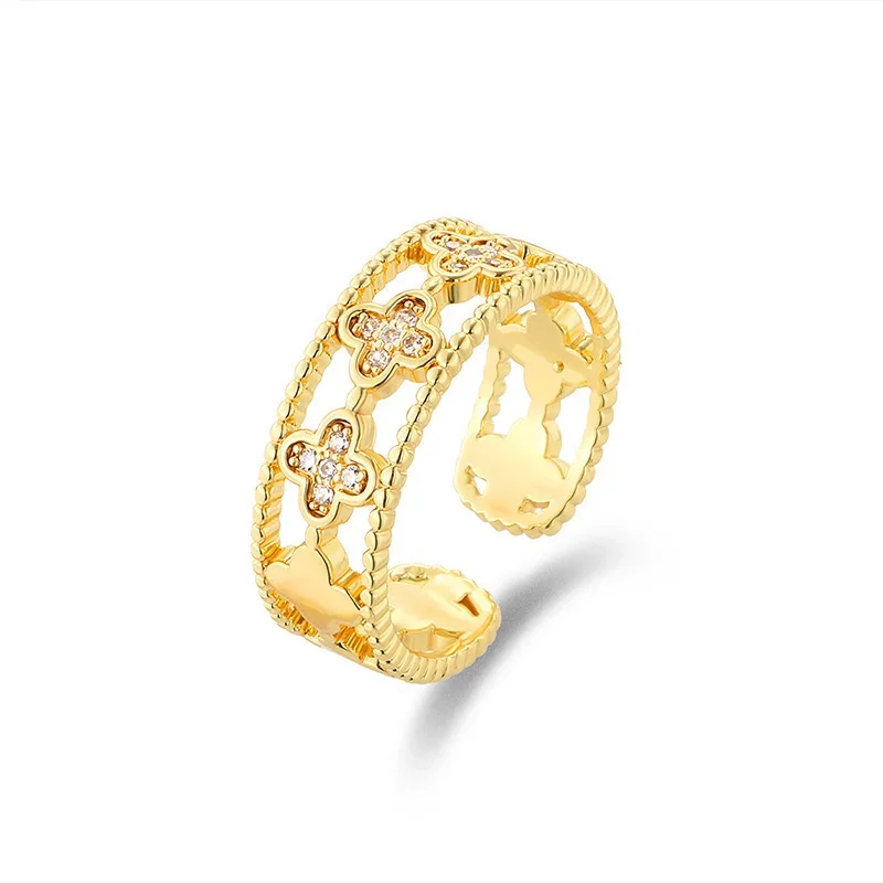 

Cyber Red Shake Sound Pop Movable Swirling Rabbit Ring for Female Fashion Fashion Ring