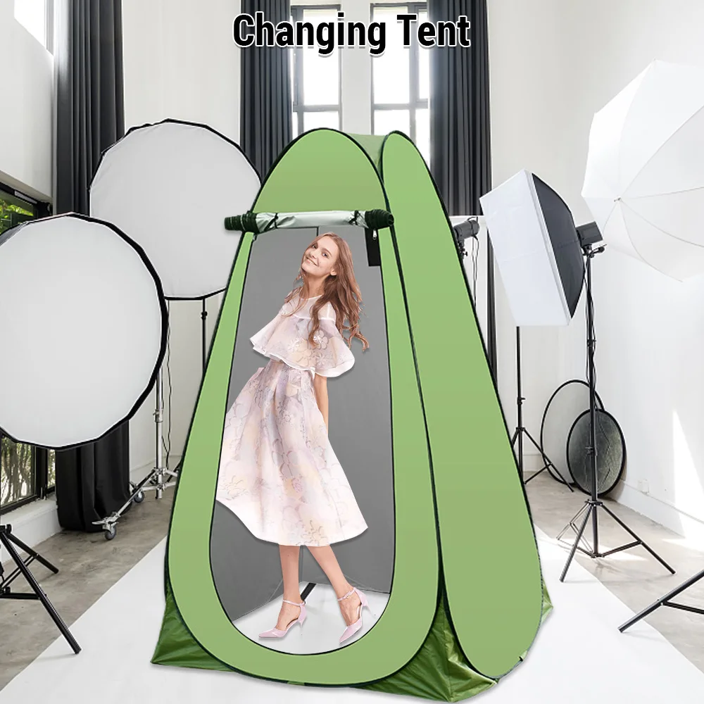 Pop Up Privacy Tent Shower Tent Outdoor Camping Bathroom Toilet Tent Portable Changing Tent