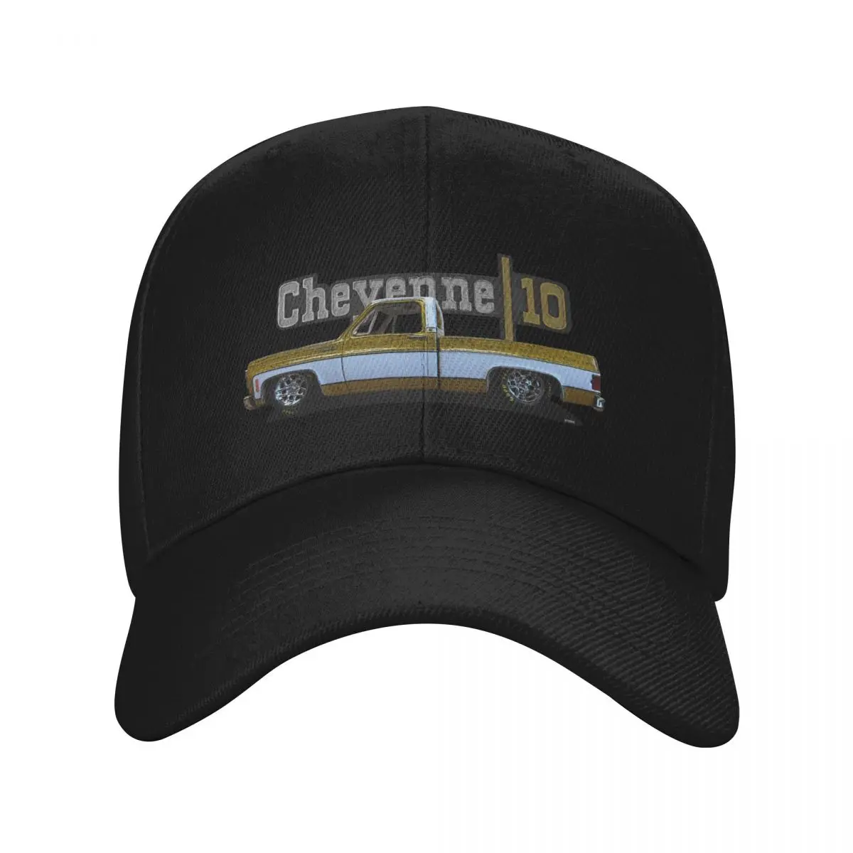 1973 Slammed Chevy C10 Cheyenne Baseball Cap Male hat Golf Cap Funny hats Cosplay Men's Women's