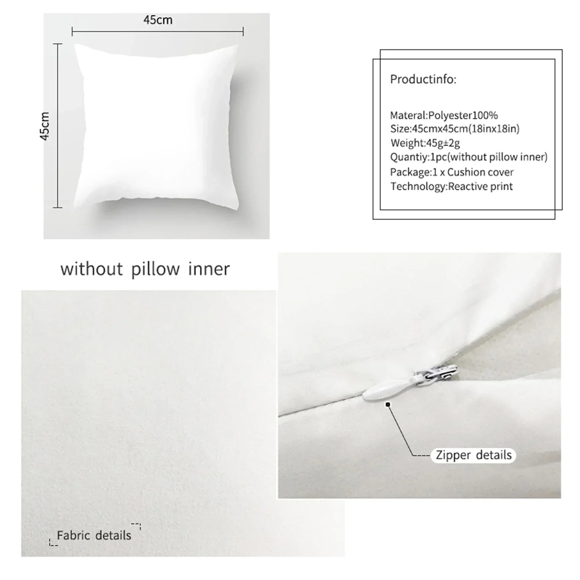 Kissenbezug Heimdekoration Wohnzimmer Sofa Sitz Farbenfroher Leopardenmuster Polyester Kissen – Detail 8