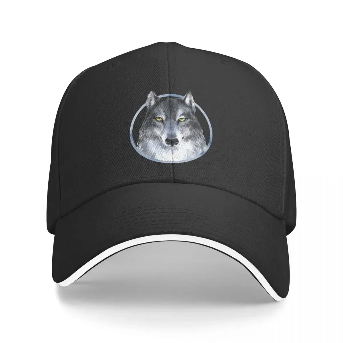 Grey Wolf Baseball Cap black tea Hat Woman Hats Men's