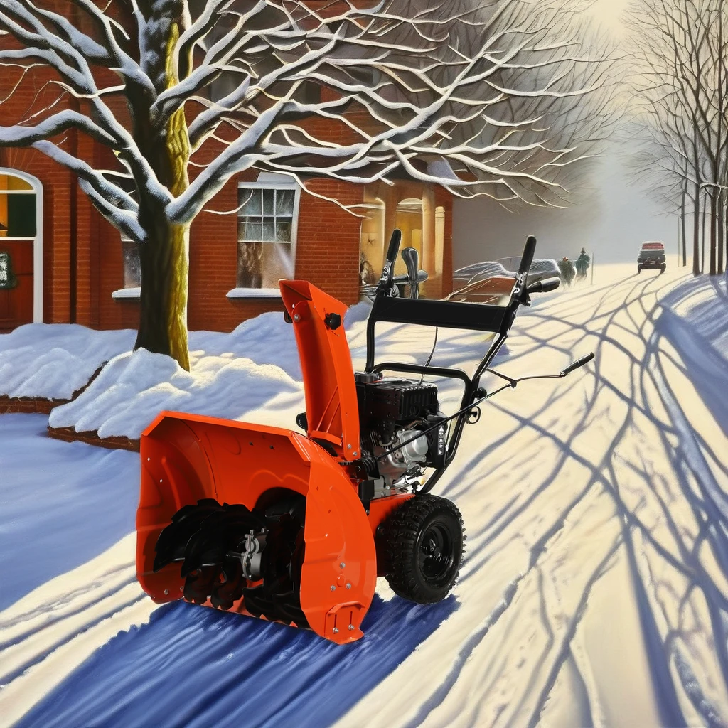 Snow Blower  Petrol Power Source Winter New Home Snow Thrower Garden Sweeper view 2