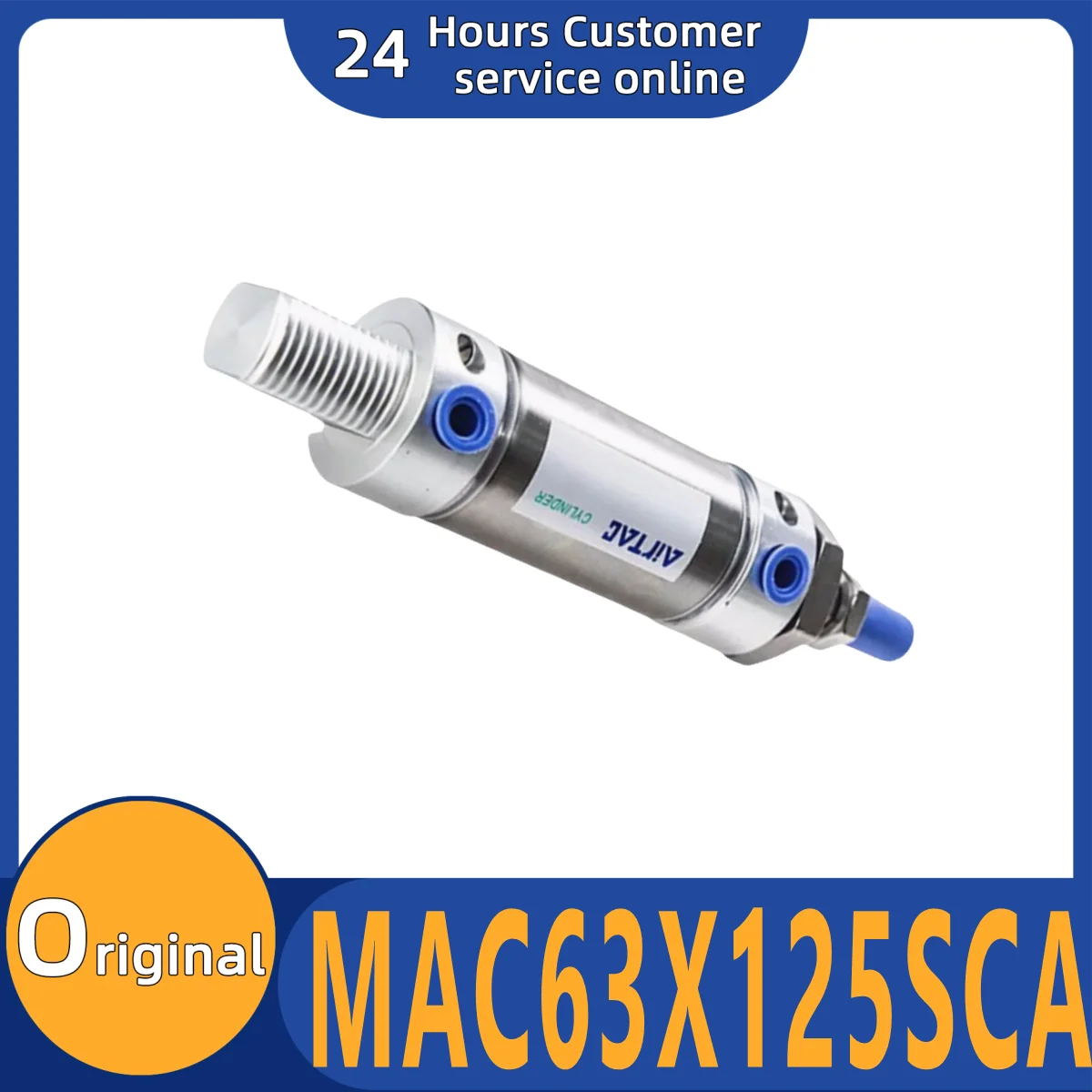

Совершенно новый оригинальный буферный цилиндр MAX63X125SCA MAC63X150SCA MAC63X175SCA MAC63X200SCA