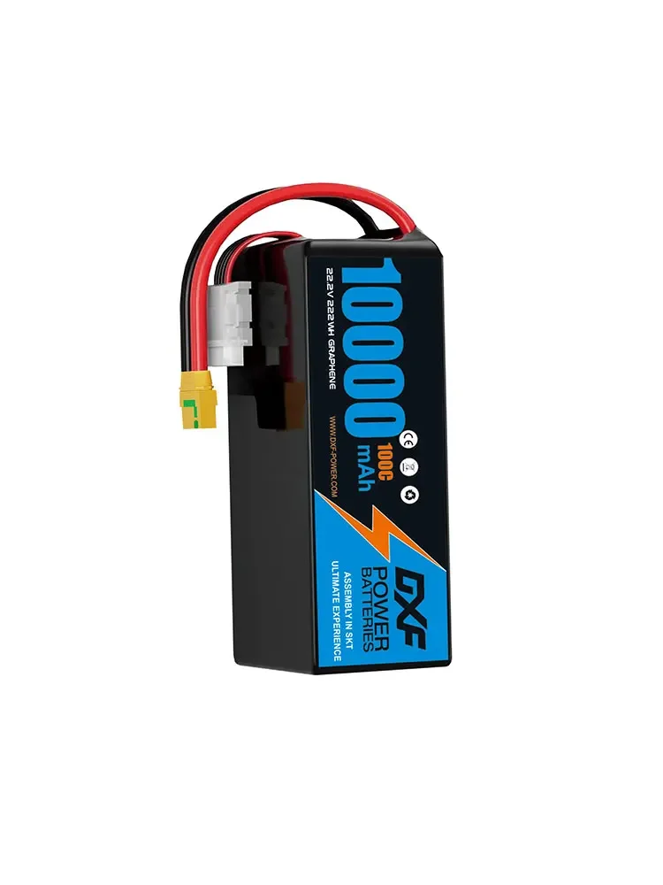DXF 6S Lipo Batterij 10000mAh 22.2V 22.8V 100C met XT90 Plug Hardcase Batterij voor RC Helicopter Drone UAV FPV Boot - afbeelding 2