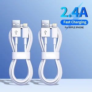 Kabel Petir USB Kabel Iphone Asli Bersertifikat MFI Kabel Data Kabel Pengisi Daya Cepat untuk iPhone 14 Pro 13 12 11X8 7 6 5 SE Ipad 8 kabel penjualan terbaik iphone mfi - №