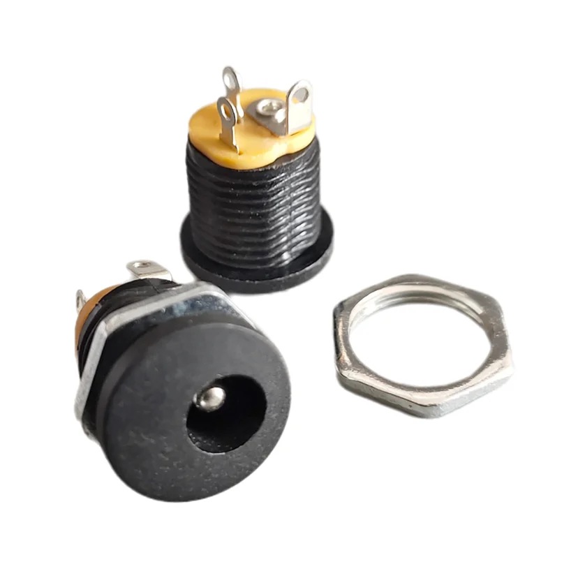 20Pcs X Dc Stopcontact Jack Socket 5.5X2.1Mm Diameter 5.5Mm Inner Pin 2.1Mm