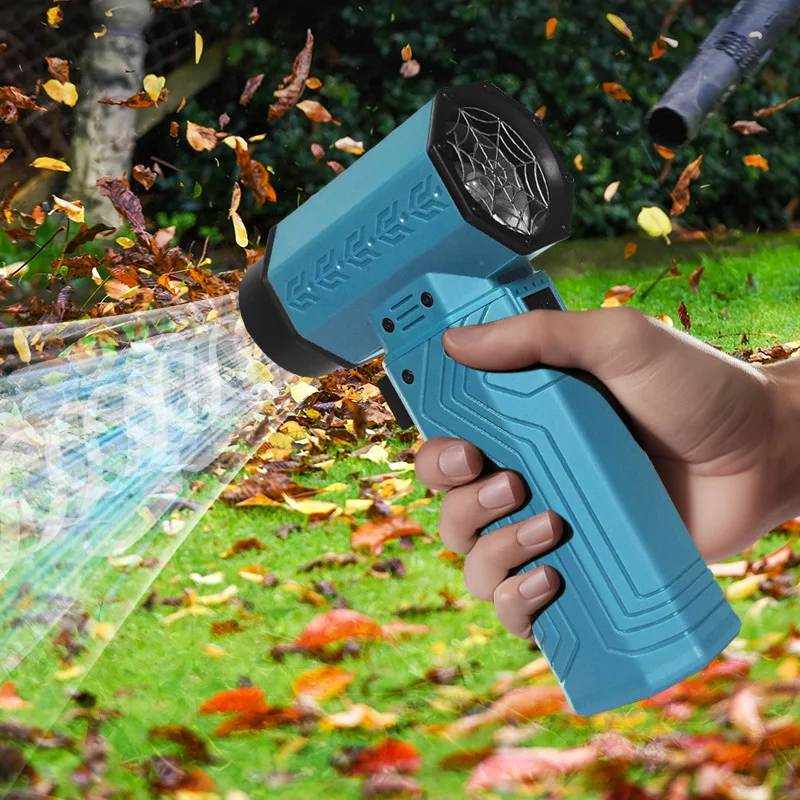 منفاخ هواء بمروحة نفاثة قوة نفخ قوية 700 جرام منفاخ غبار قوي سرعة الرياح 70 متر/الثانية مروحة توربو قابلة لإعادة الشحن 10000 مللي أمبير في الساعة ﻿