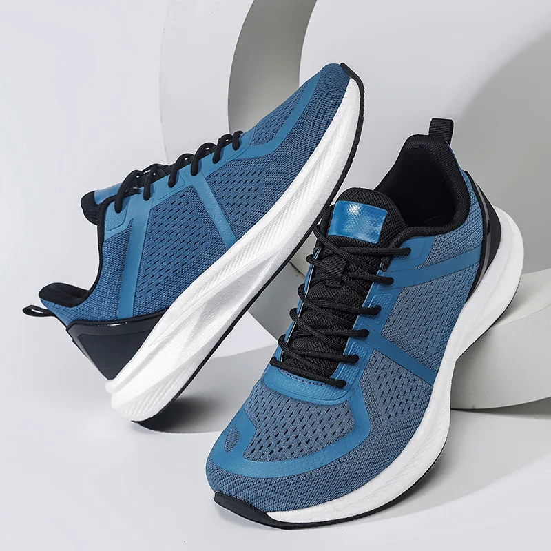 Big Size 39-47 Running Shoes for Men Wide Toe Outdoor Sports Shoes Breathable Mesh Jogging Sneakers Comfortable Low Top Sneakers