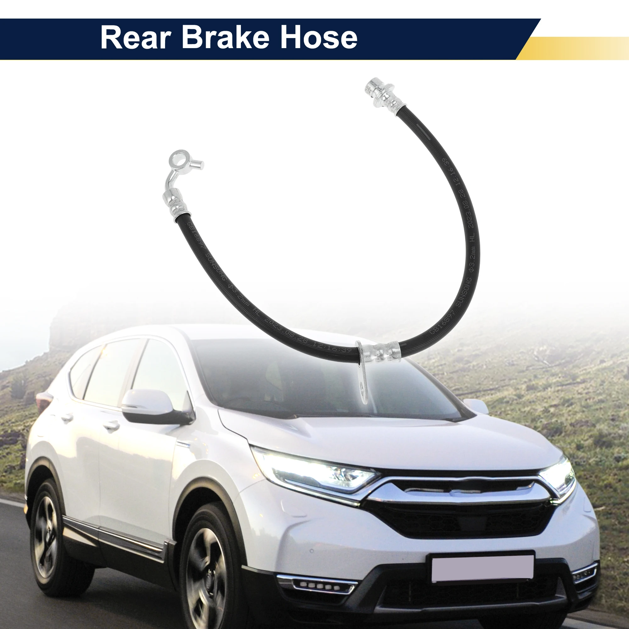 

Задний тормозной шланг UXCELL для Honda CR-V 2007-2011, тормозной гидравлический шланг No 01466SWNW00