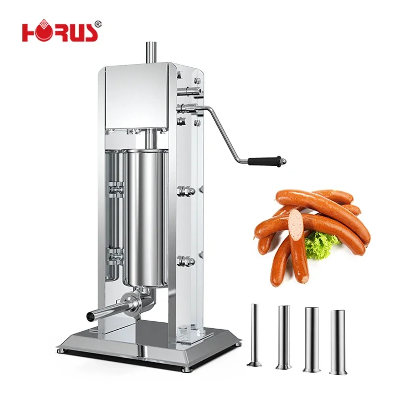 15L Stainless Steel Manual Sausage Machine Vertical Sausage Stuffer For Commercial Use New And Used Condition For Sale