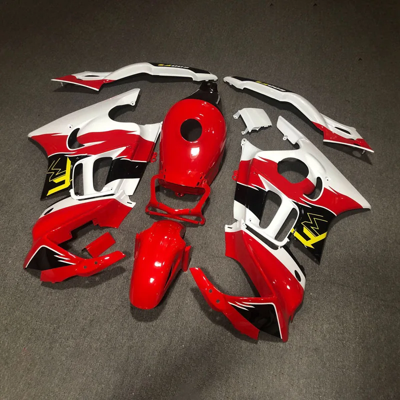 F2 1991-1994 Red White Motorcycle Fairings for Honda CBR600 F2 cbr 600 f2 91-94 ABS Plastic 1992 1993 93 92 Fairing Kit XC08