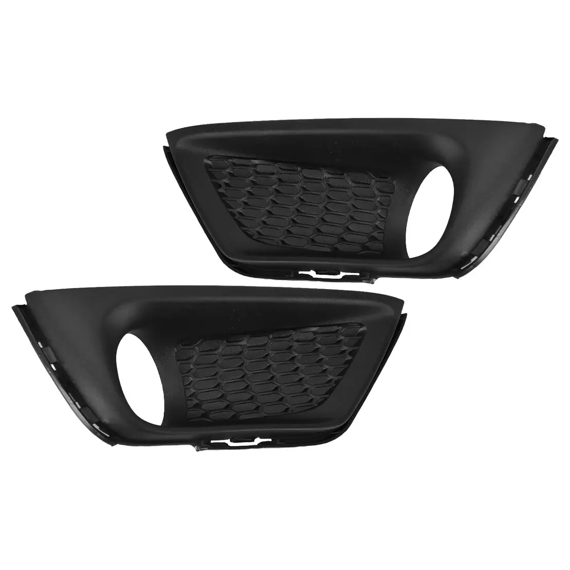 

53224457 5US55RXFAB 53224456 5US54RXFAB 1 Pair Front Bumper Fog Lamp Light Cover Trim Bezel Fit for Jeep Compass 2017 2018-2020