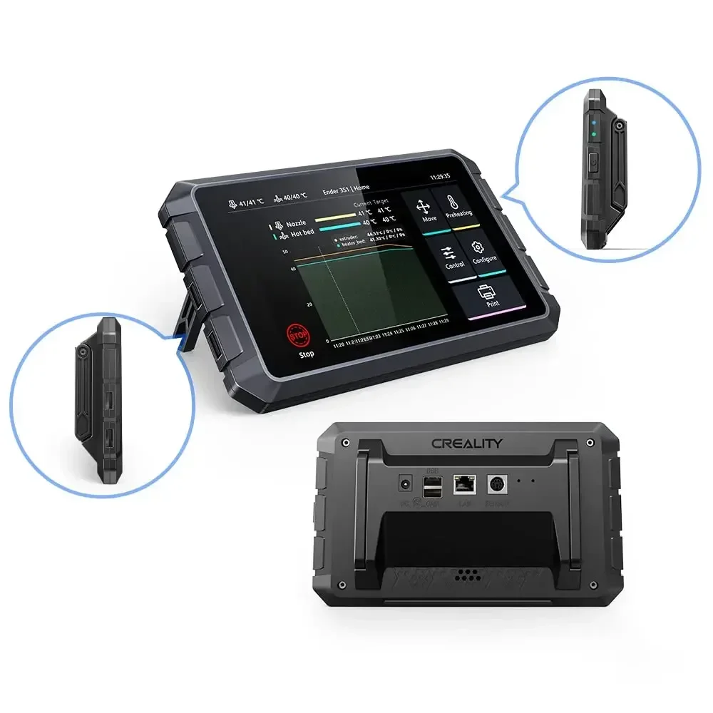 7 Inch Official Pad with 64 Bit Resolution 1024x600 Multi-Touch for Ender 3 V2/S1/S1 pro FDM 3D Printers - User Manual Guide