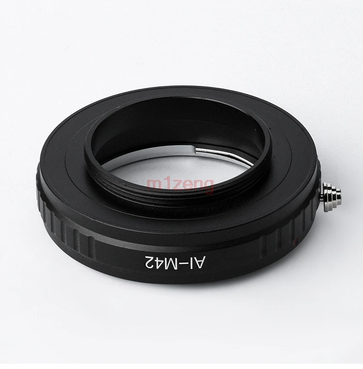 Anillo adaptador AI-M42 para lente de montura nikon AI AI-S F a cámara Zeiss Pentax Mamiya con montaje de tornillo m42