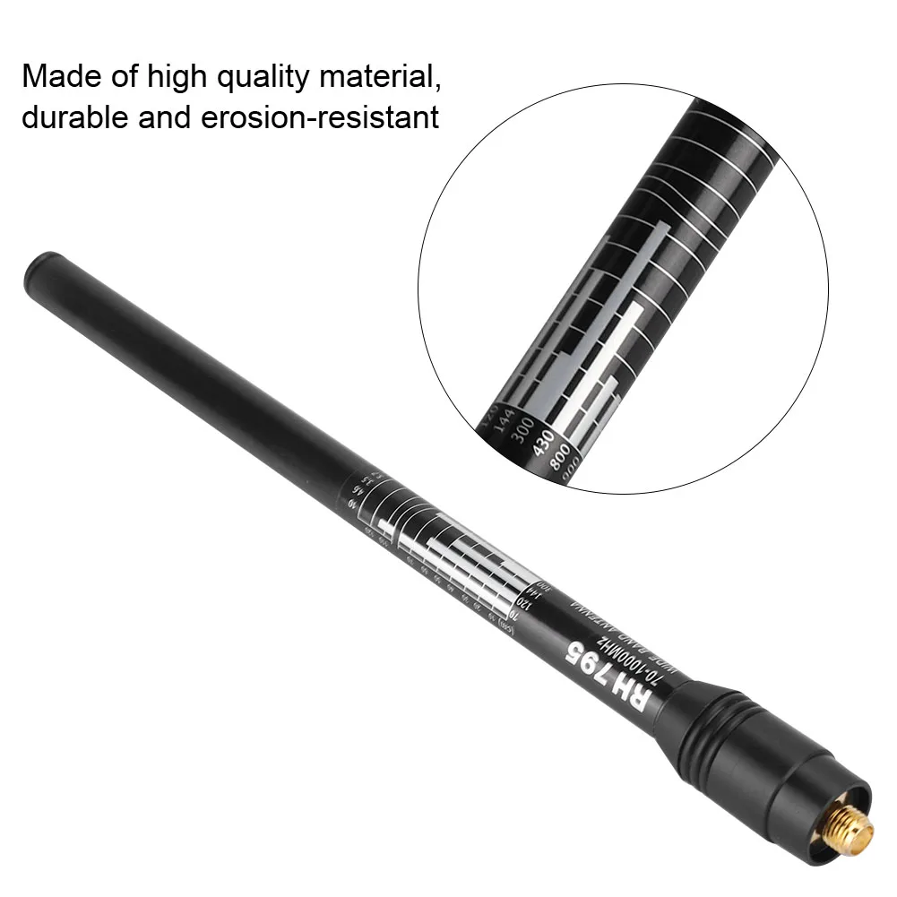 2.15dBi Telescopic Antenna Antenna RH-795 2.15dBi 70-1000MHz Max.10W SMA J HT/Scanner Telescopic Antenna Telescopic Antenna view 5