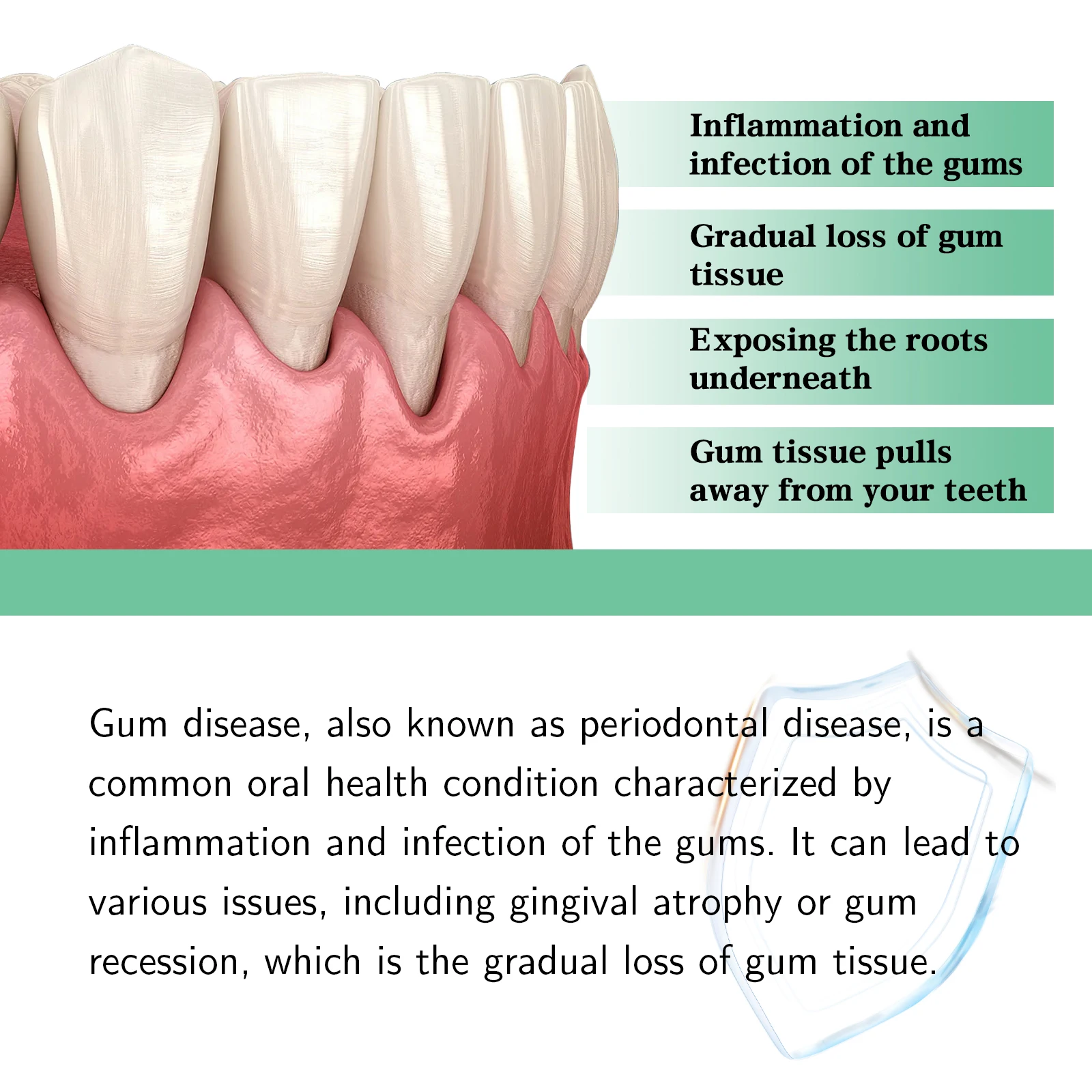 Gouttes de réparation gingivale, réparation rapide des caries, blanchiment des dents, élimine les taches de Plaque jaune, soulage les gencives, dentifrice