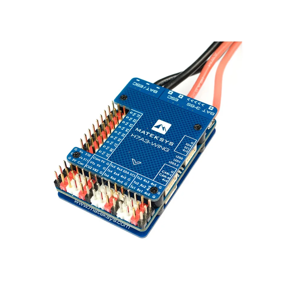 MATEK Mateksys H7A3-WING STM32H7A3RIT6 Built-in OSD INAV Flight Controller for RC FPV Airplane Fixed Wing instead H743 WING