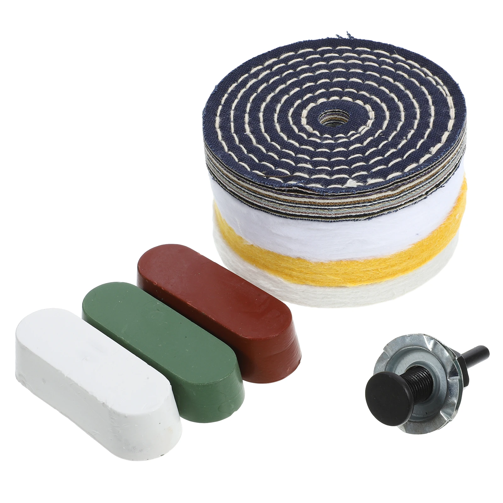 

1Set Buffing Wheel Polishing Disc Kit for Drill Polishing Accessories Lightweight Effective for Paint Jewelry Buffing Wheel