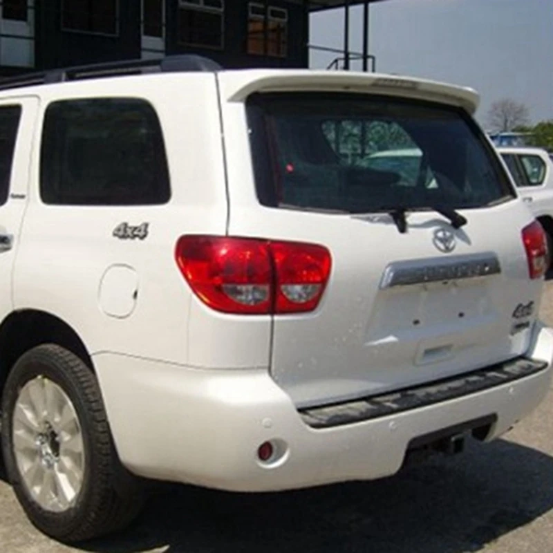 

Use For Toyota Sequoia 2008-2018 Roof Spoiler Rear Wing Body Kit Accessories (White)