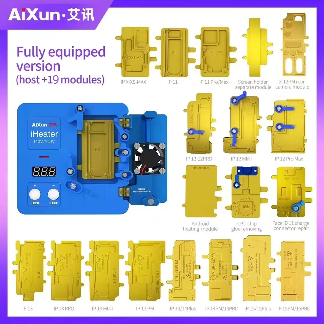 Aixun iHeater Desoldering Station for X 11 12 13 14 15 16PM Chip Motherboard Layered Repair Preheating Table