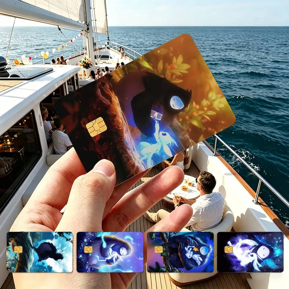 Game O-Ori and the Blind Forest Anime Credit Card HD Stickers Game Card Decal Small Chip Waterproof Sticker Gift