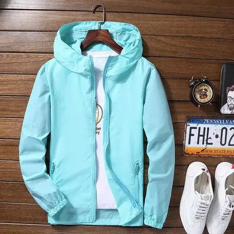 Spring and Autumn Windbreaker Couple Family Outdoor Extra Large Lightweight Waterproof Jacket