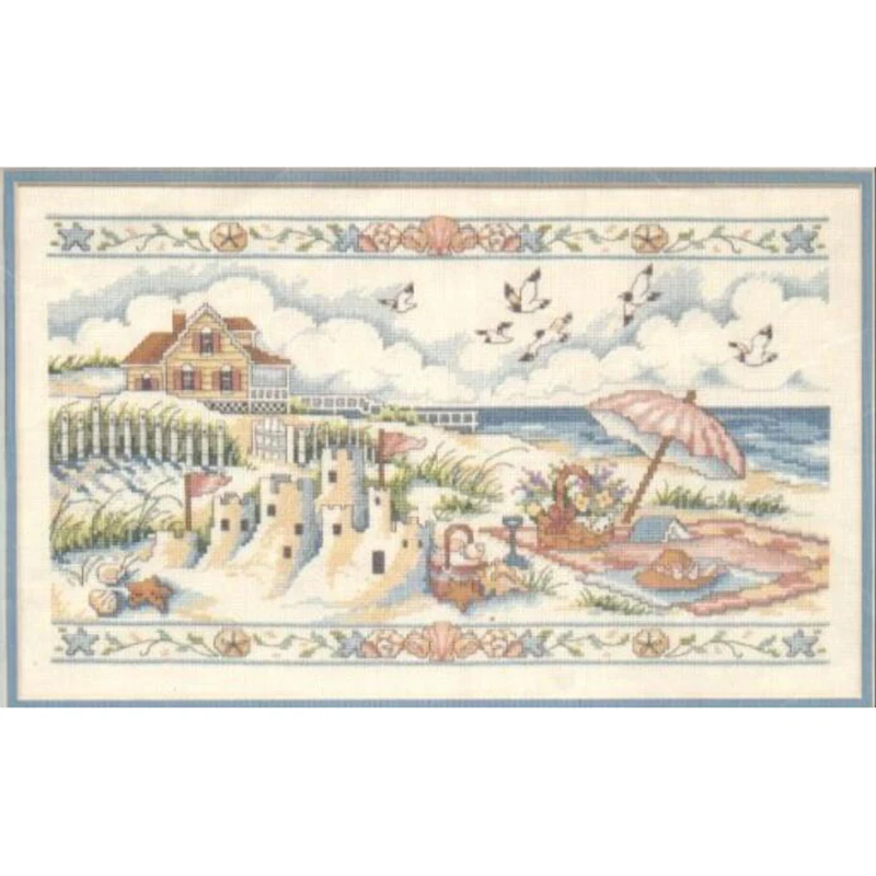 DIM3734 Cross Stitch Kits Products Yarn Canvas Painting Decorative Pictures Craft Needlework Fabric For Sewing Art Scenery DIY