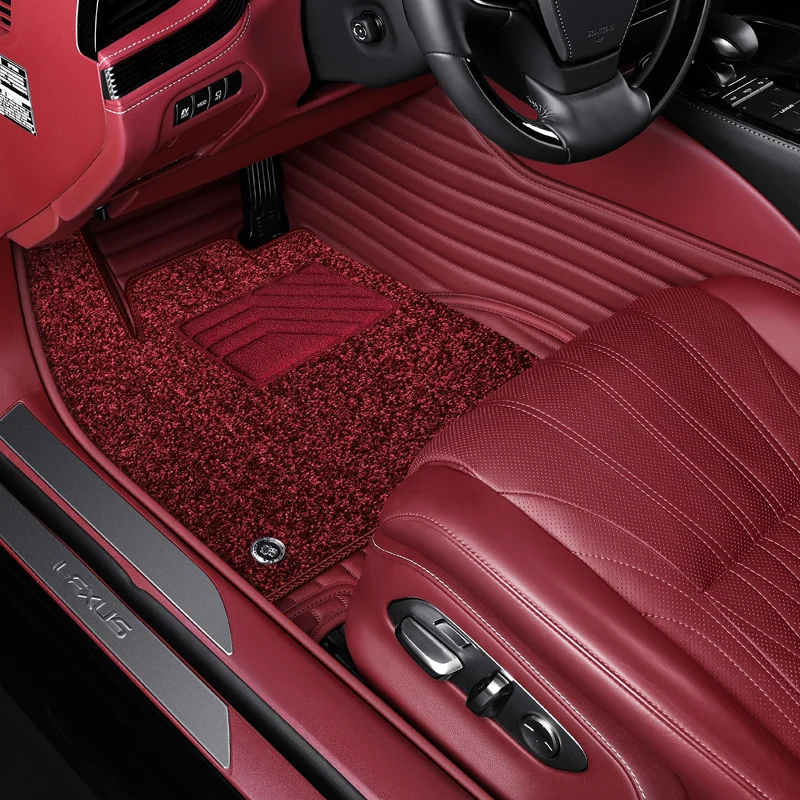 Custom Fit Car Floor Mat High Quality cowhide ECO Material for 98% Over 3000 Models 5-seats Car for Only Left Hand Drive