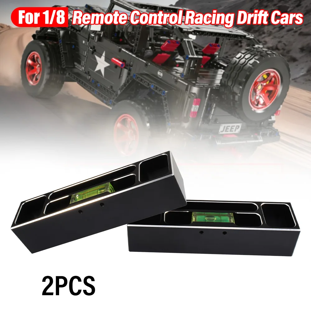 9IMOD 30MM Chassis Droop Blocks Chassis Adjust Brick Ruler 2PCS Metal Repair Tools For 1/8 Remote Control Racing Drift Car