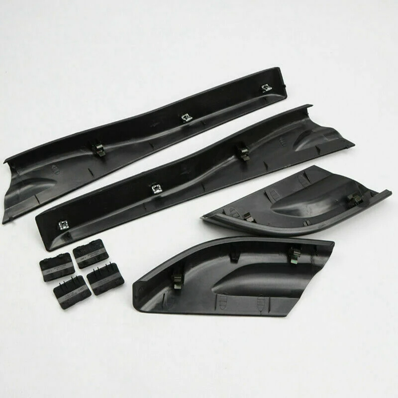 8Pcs Roof Rails Rack End Cover Shell For Hyundai Tucson 2004 -2008