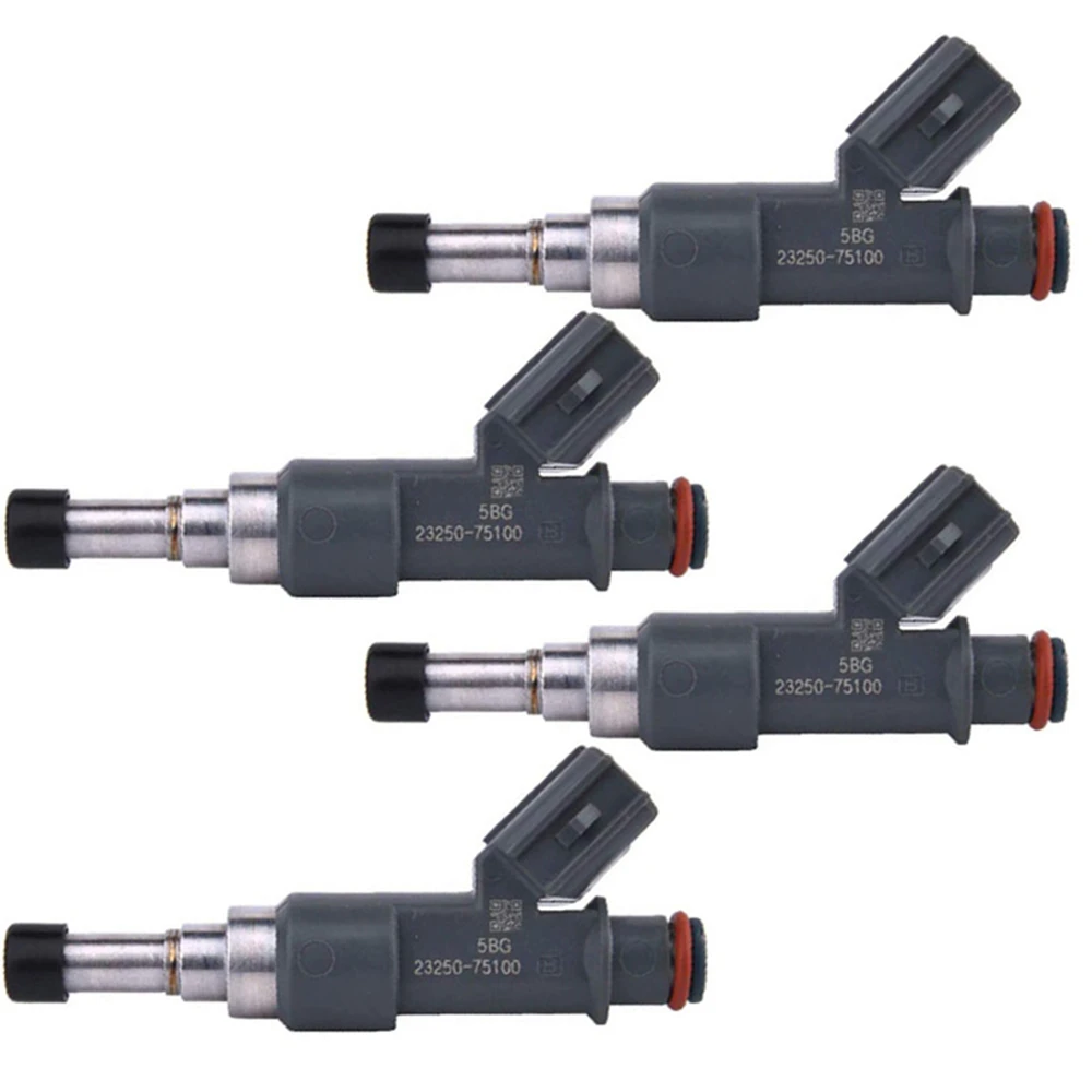 4pcs Fuel Injectors For Toyota Hilux TGN16 Hiace 2TR-FE 2.7L 2005-2014 23250-75100