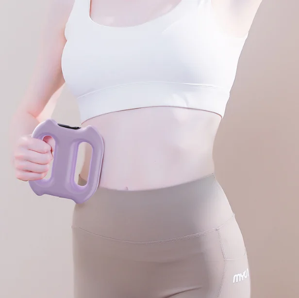 Fascial gun double ring fitness massager magic device charging fat burning fascial ring mini vibration yoga gallery 2