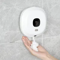 Automatic Foam Soap Dispenser, Touchless Infrared Sensor, Wall Mount, 3 Adjustable Foam Settings, for Bathroom Kitchen