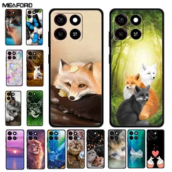 For ZTE Blade A35 Case Coque A55 Animal Black TPU Soft Silicone Back Cover for ZTE Blade A55 Funda Para BladeA35 2024 Phone Case